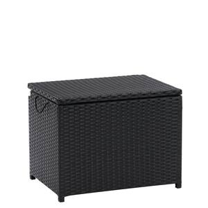 Parksville Black Rust Proof  Rattan Insulated Cooler Table