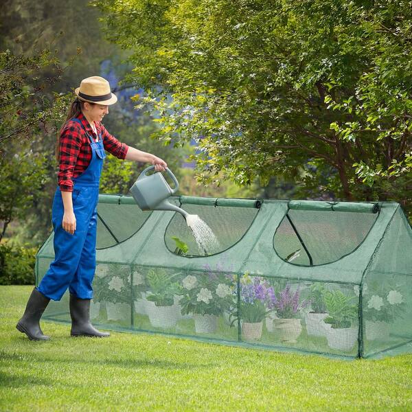 Aoodor 9 ft. W x 3 ft. D x 3 ft. H Portable Mini Greenhouse Kit