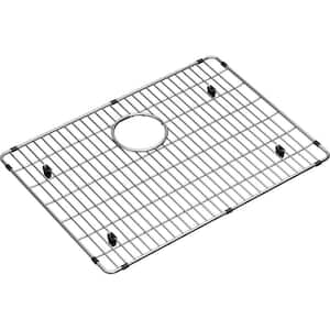 Crosstown 15.25 in. x 21 in. Bottom Grid for Kitchen Sink in Stainless Steel