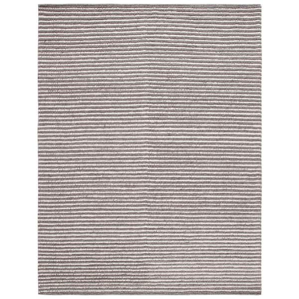 Natura 9 ft. x 12 ft. Ivory/Dark Brown Basket Marle Area Rug
