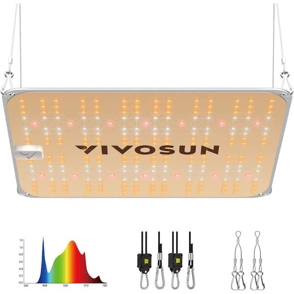 VIVOSUN VS1000E 100-Watt LED Grow Light with Samsung Diodes, Full Spectrum, Warm White