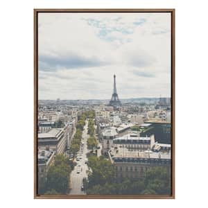 Sylvie "France" by Laura Evans Framed Canvas Wall Art 38 in. x 28 in.