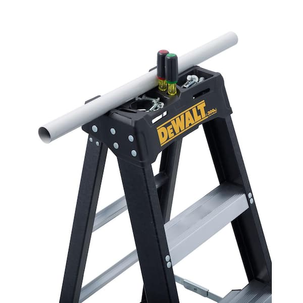 DEWALT DXL3010-04 4 ft. Fiberglass Step Ladder(8.5 ft. Reach), 300 lbs. Load Capacity Type IA - 2