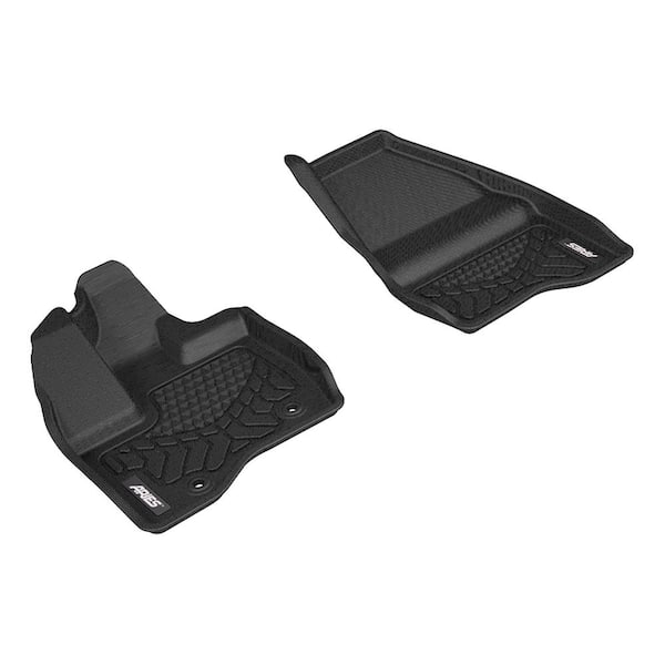 Aries StyleGuard XD Black Custom Heavy Duty Floor Liners, Select Ford Explorer, 1st Row Only