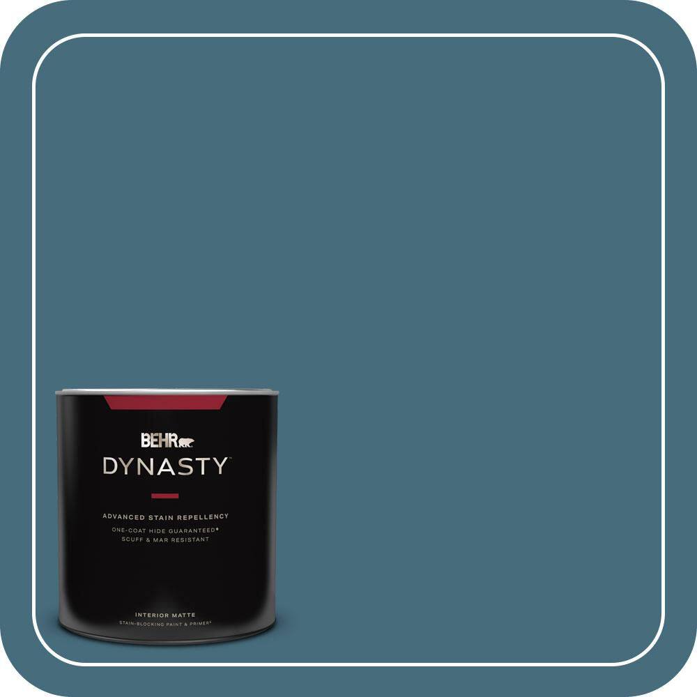 1 qt. #S480-6 Poseidon One-Coat Hide Matte Interior Stain-Blocking Paint and Primer price history on PriceWatchPro