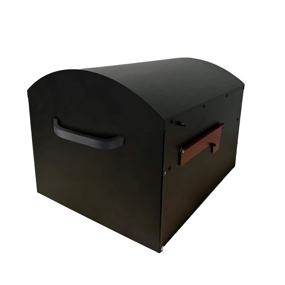 Winfield Whitney 7C, Black, Post Mounted Mailbox, Dual Function-Lockable Mail and Parcel Hub, with Black Handle and Flag price history on PriceWatchPro
