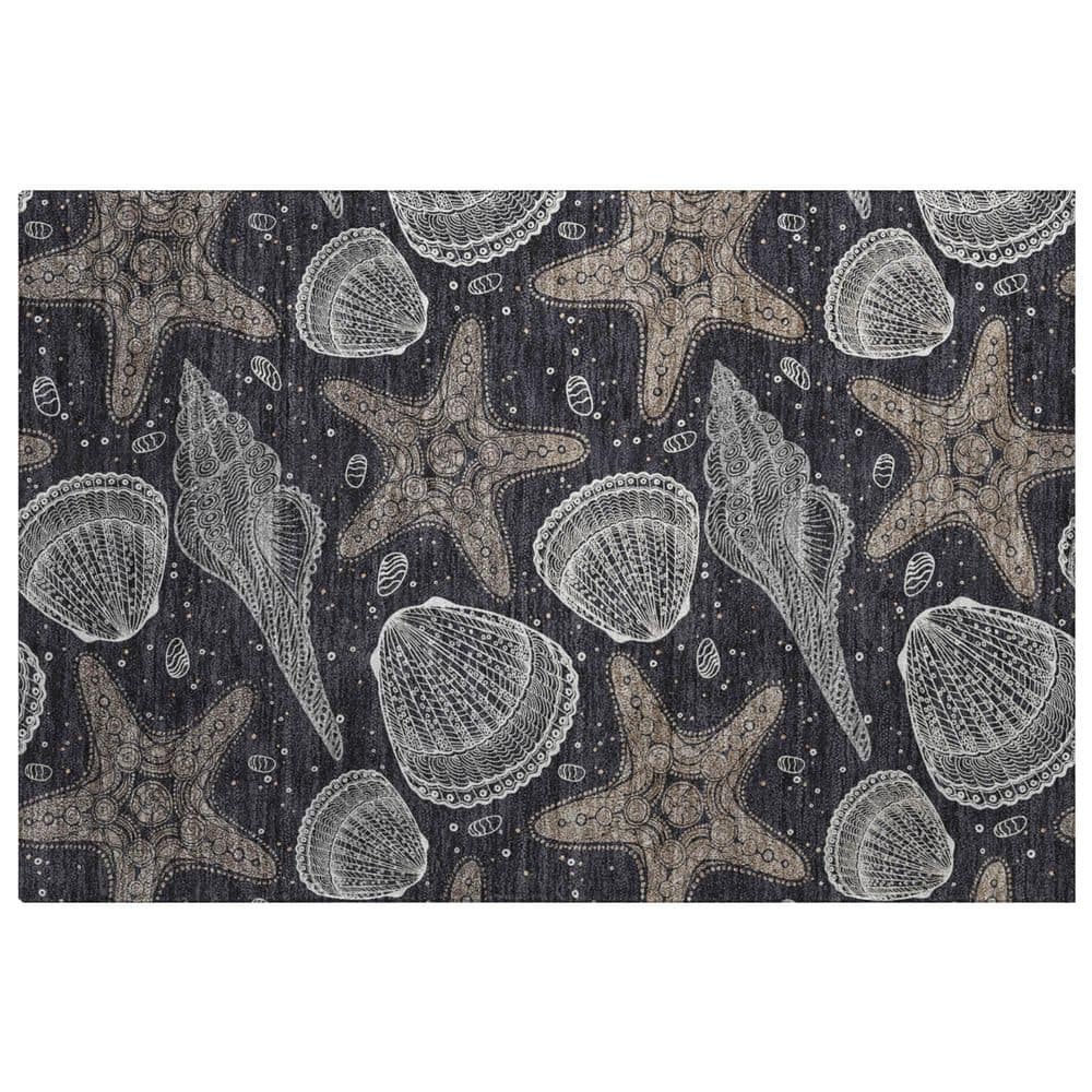 Dream Shag Premium Machine Washable Abstract ADS183 Midnight 2 ft. x 3 ft. Accent Rug price history on PriceWatchPro