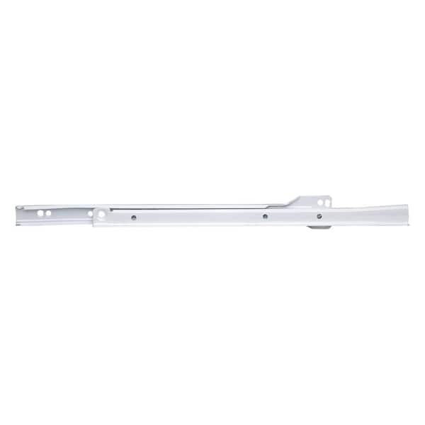 HICKORY HARDWARE 16 in. White Bottom Mount 3/4 Extension Drawer Slide (5-Pairs)