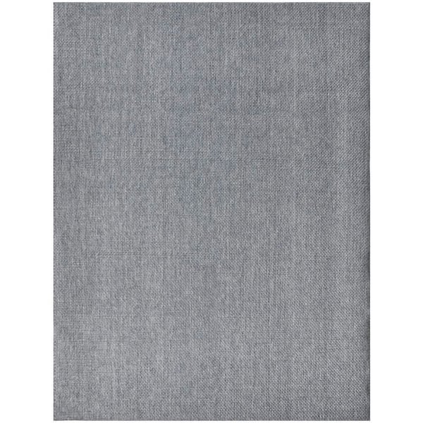 Tulum Denim 9 ft. x 12 ft. All-Over Design Contemporary Area Rug