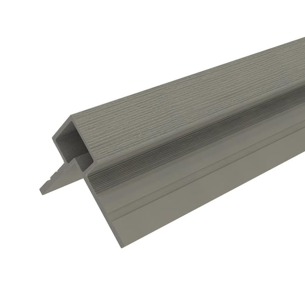 European Siding System 5.19 in. x 5.19 in. x 8 ft. Roman Antique Composite Siding End Trim for Belgian Board