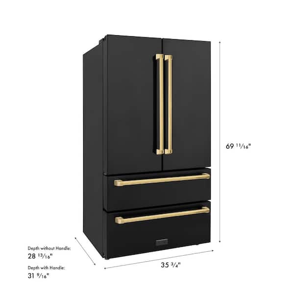 ZLINE Kitchen and Bath Autograph Edition 36 in. 4-Door French Door
