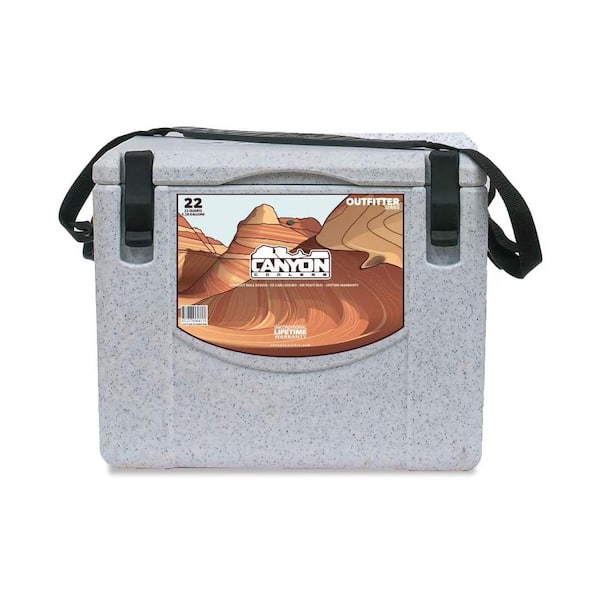 Canyon Coolers Heavy-Duty Outfitter 35 Qt. Insulated Storage Cooler, White