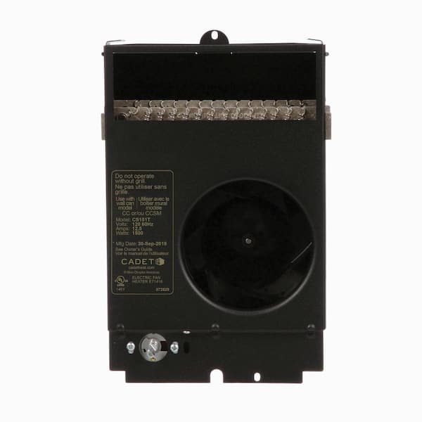 120-volt 1,500-watt Com-Pak In-wall Fan-forced Replacement Electric Heater Assembly with Thermostat