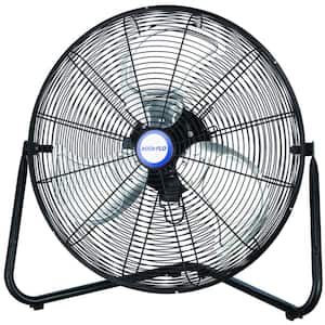 Xppliance 20 in. 3-Speed High Velocity Heavy Duty Metal Industrial Floor  Fans Oscillating Quiet for Outdoor/Indoor, Black DHS0RA220426003 - The Home  Depot
