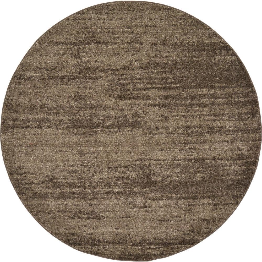 Del Mar Lucille Brown 6' 0 x 6' 0 Round Rug price history on PriceWatchPro