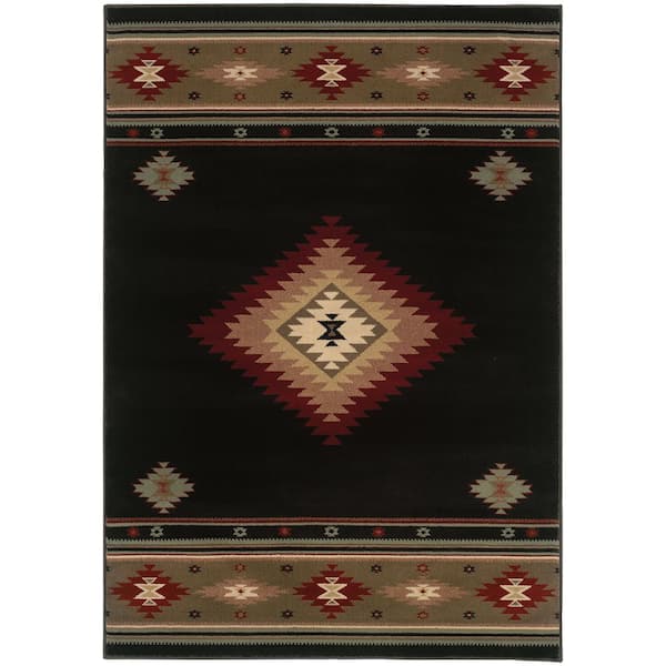 Home Decorators Collection Catskill Brown 4 ft. x 5 ft. Area Rug