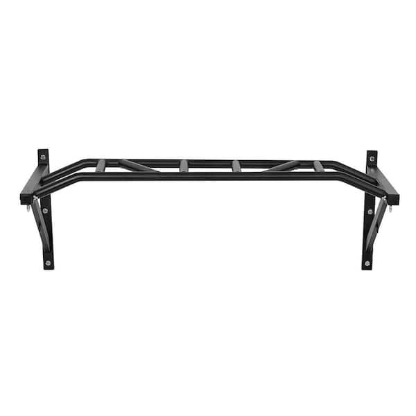 Pull Up Bar, Multi-Grip Wall Mount, 50 in. Wide Chin Up Station, Heavy Duty Steel, 440 lbs. Capacity, Home Gym