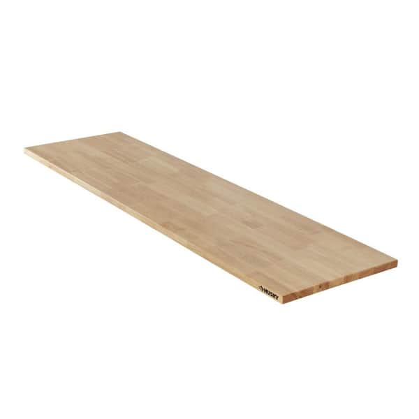 Husky 96 in. W x 23 in. D Wood Work Surface for Extra Wide Heavy Duty Steel Storage System