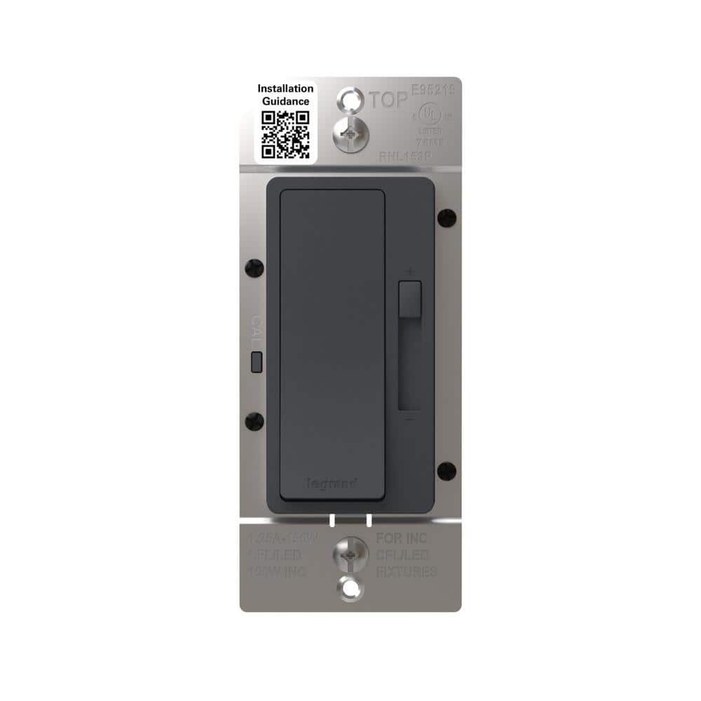 radiant 150W Rocker Dimmer for LED/CFL/Halogen/Incandescent Bulbs, 3-Way/1-Pole, Graphite price history on PriceWatchPro