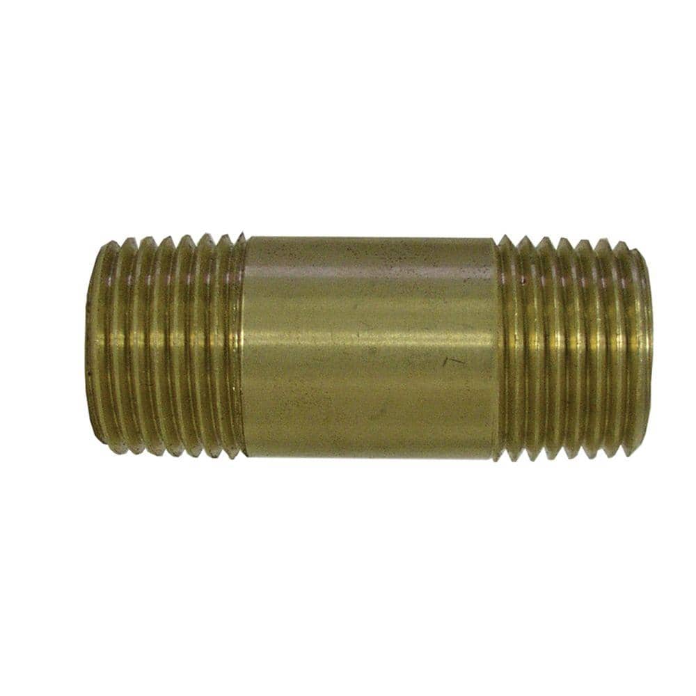 Sioux Chief 3/8 in. x 6 in. Lead-Free Brass Pipe Nipple 934-16601