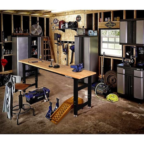 Frontier 72 in. W x 24 in. D Adjustable Height Wood Top