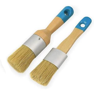 Dyiom Chalk brush Oval brush for acrylic painting Bristle stencil brush,  set of three B082B1XCXW-B - The Home Depot