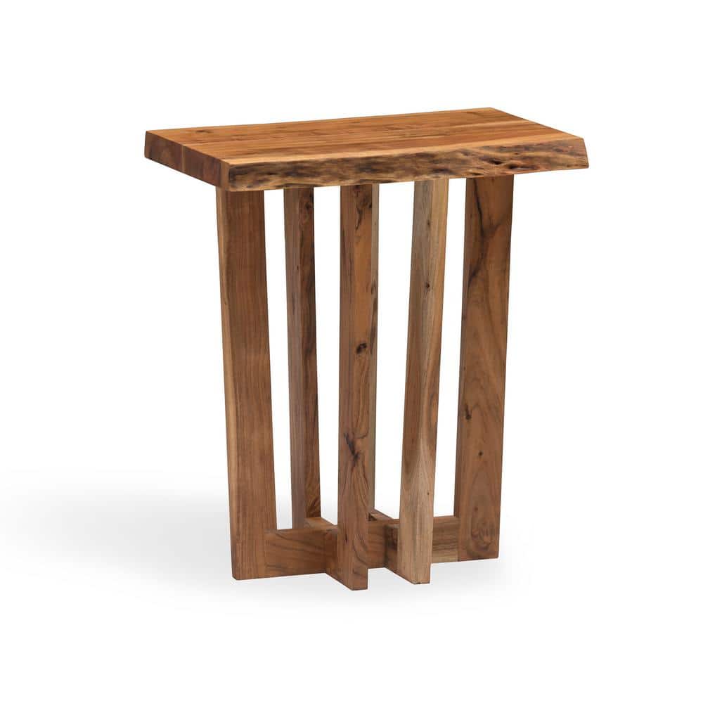 Berkshire Natural Acacia Wood Live Edge End Table