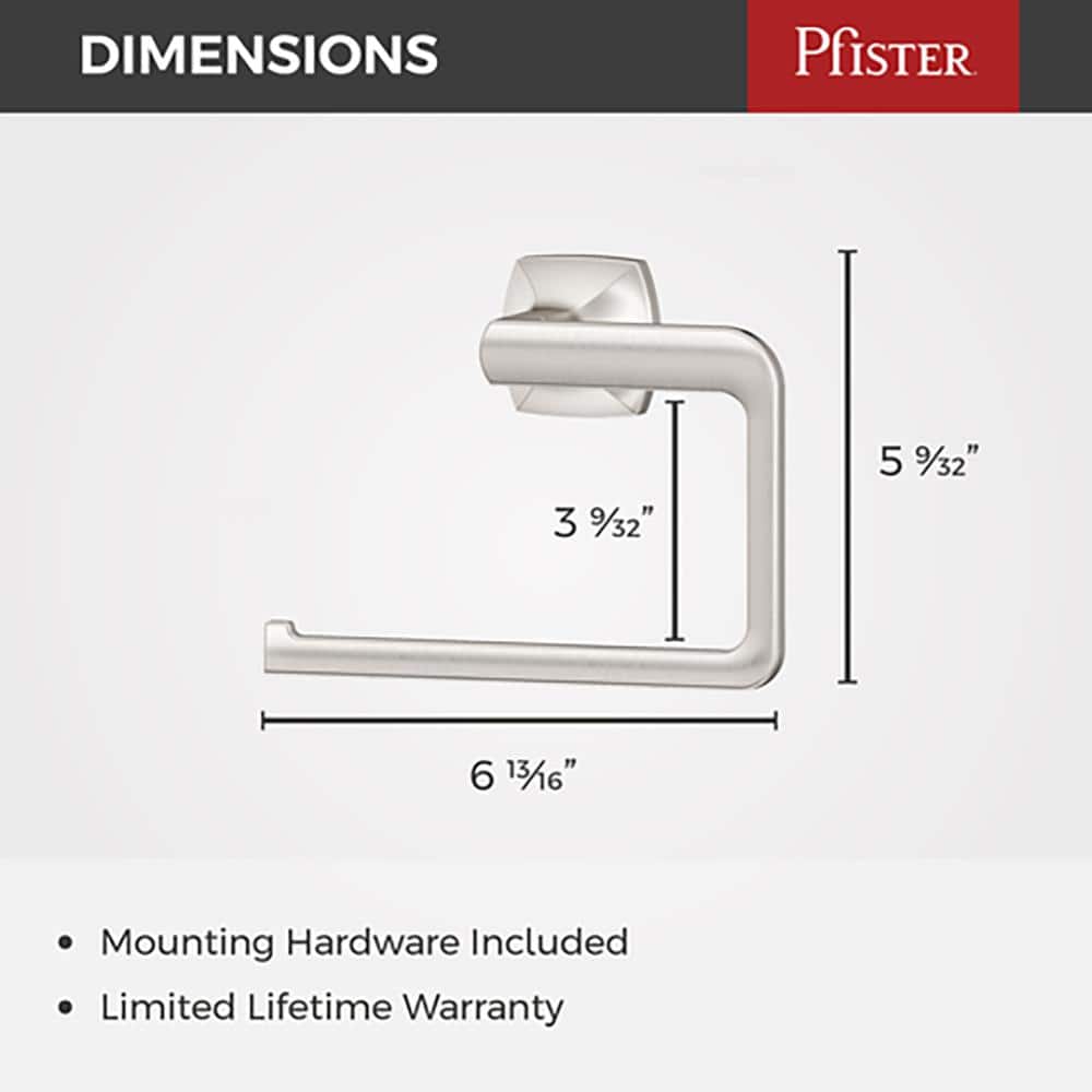 Vaneri Brushed Nickel Wall Mounted Towel Ring