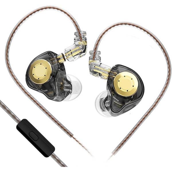 Gaming Earbuds, IEM Earphones Headphone with 1DD, Wired KZ in-Ear Monitors, HIFI Deep Bass Sound