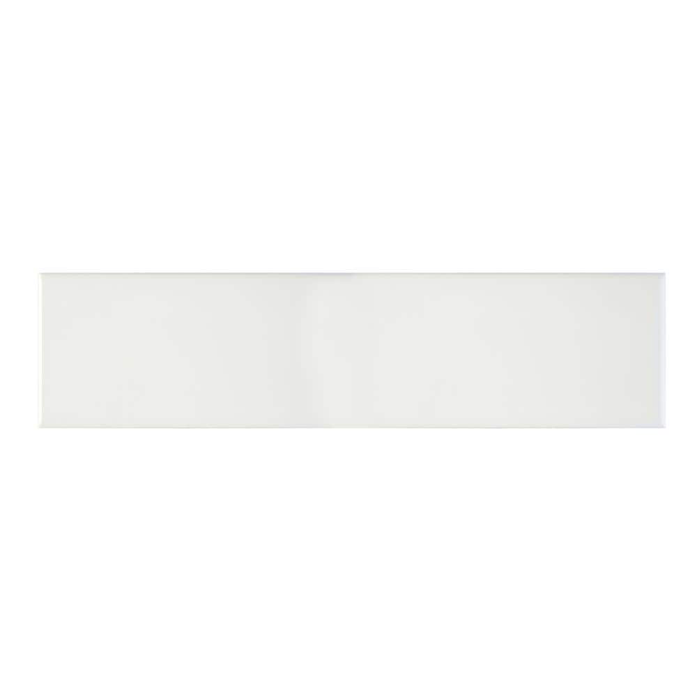 Take Home Tile Sample - White Glossy 4 in. x 4 in. Glossy Ceramic Wall Tile price history on PriceWatchPro