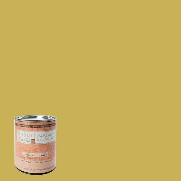 YOLO Colorhouse 1-Qt. Beeswax .05 Flat Interior Paint-DISCONTINUED