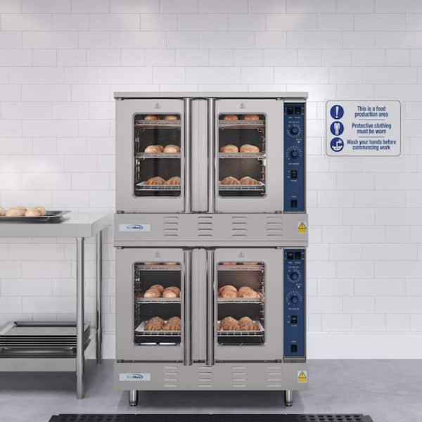 Double-Stack Half-Size Commercial Convection Oven, Model OC2