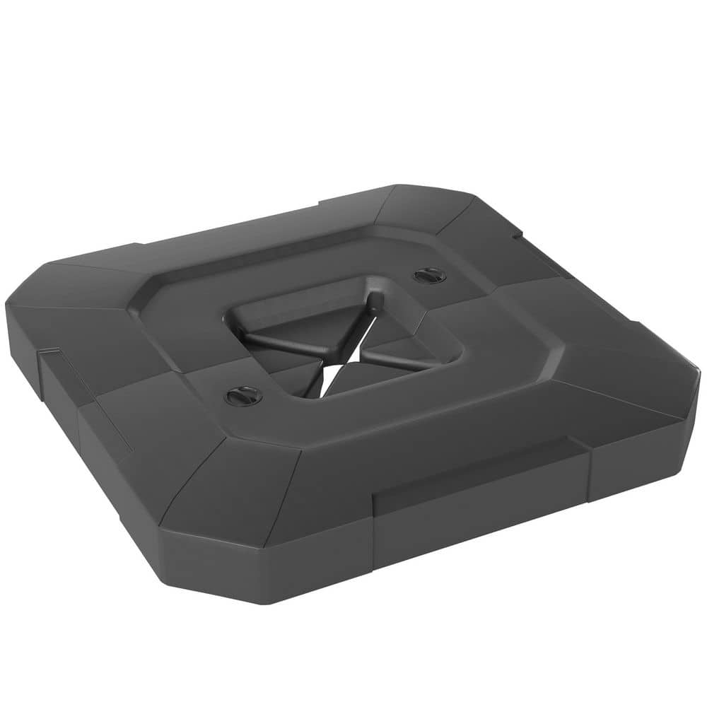 All-weather HDPE Outdoor Cantilever Patio Umbrella Base with Fillable Design in Black price history on PriceWatchPro