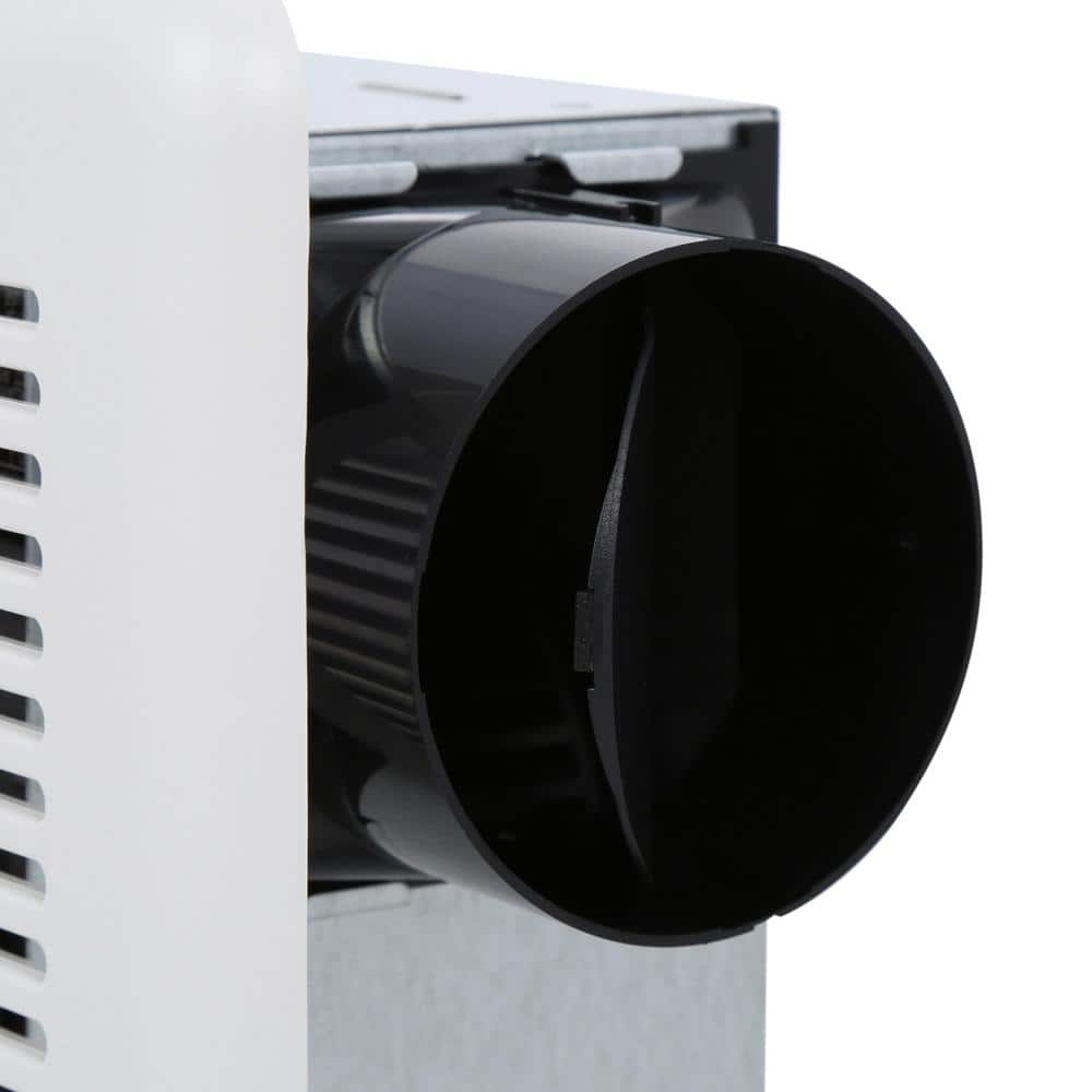 White Galvanized Steel 50 CFM Exhaust Bath Fan