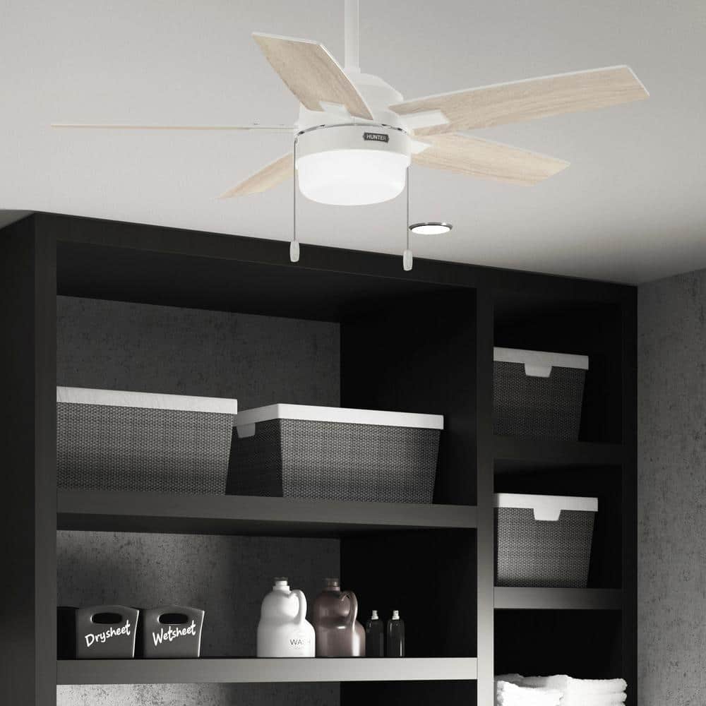 Anisten 44 in. Indoor Fresh White Ceiling Fan with Light Kit Included price history on PriceWatchPro