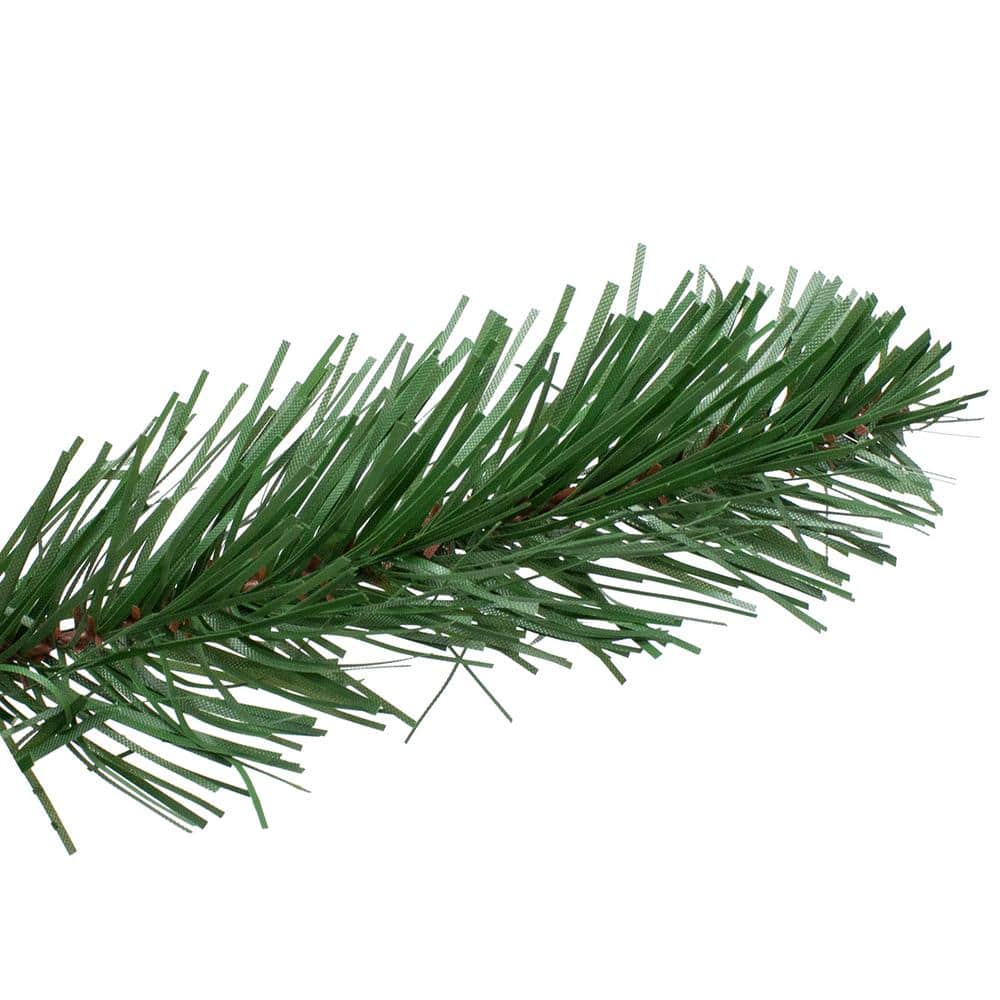 9 ft Green Artificial Pine Christmas Garland with Bendable Wire