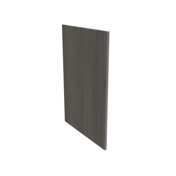 Unbranded Belle Haven Recessed 0.25 in. W x 30 in. H x 14.25 in. D in Driftwood End Panel in Assembled Wall Cabinet