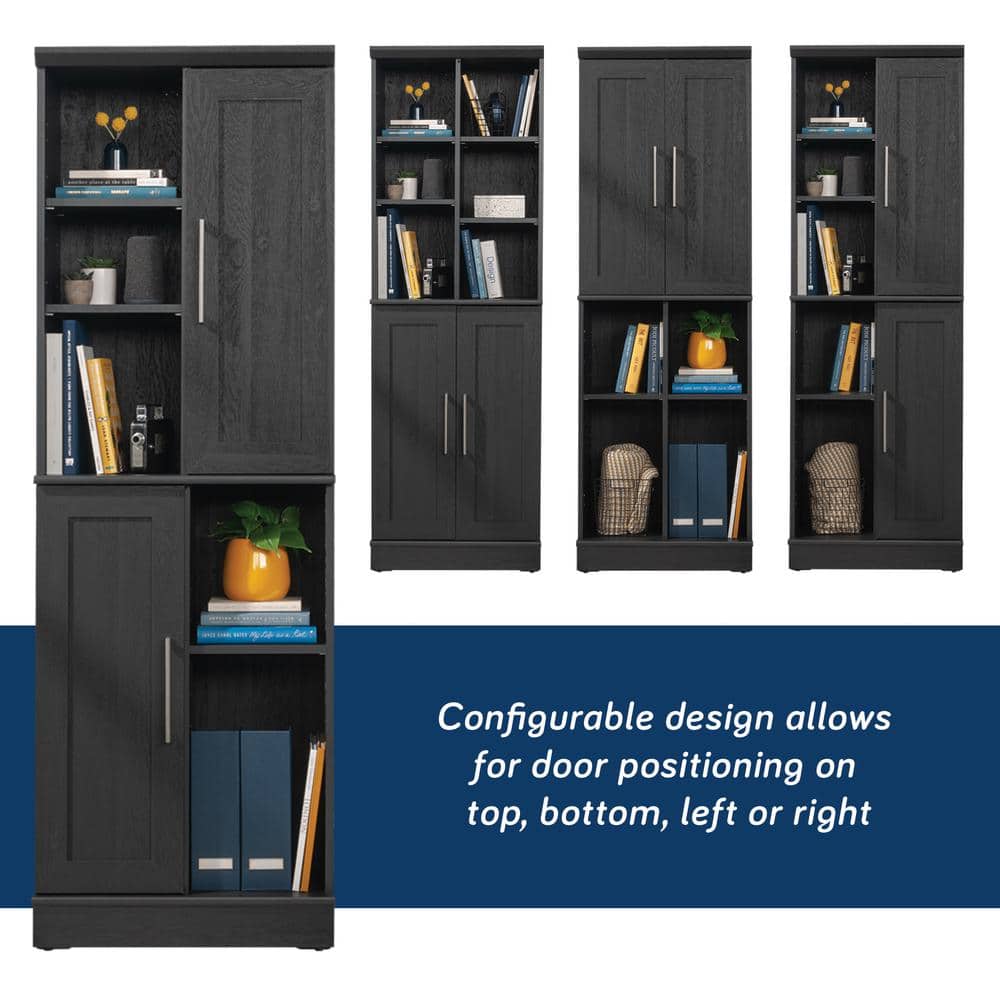 Raven Oak Adjustable Shelving Office Storage Cabinet