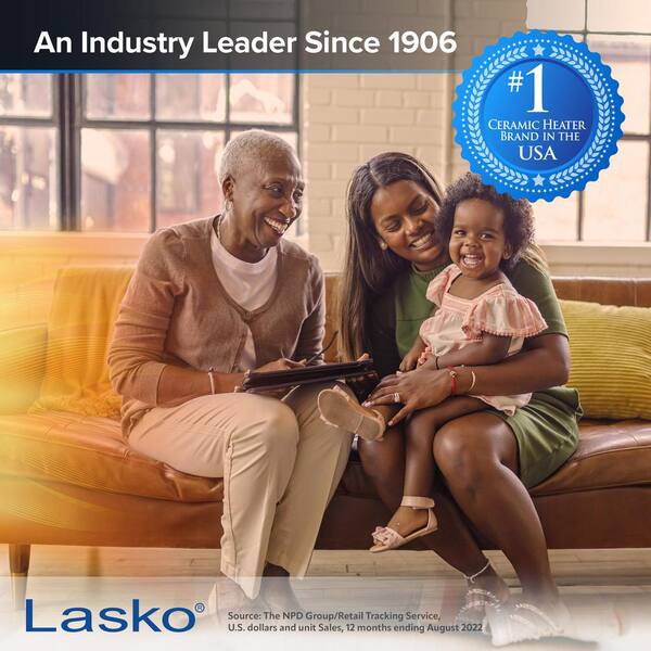 Lasko Tower 21 in. 1500-Watt Electric Ceramic Oscillating Tower Space  Heater with Remote Control 751320 - The Home Depot