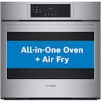 800 Series 30 in. Built-In Smart Single Electric Convection Wall Oven with Air Fry and Self Cleaning in Stainless Steel