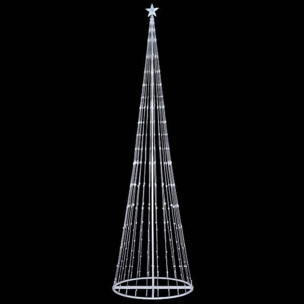 Kringle Traditions 144 in. Christmas Cool White LED Animated Lightshow ...