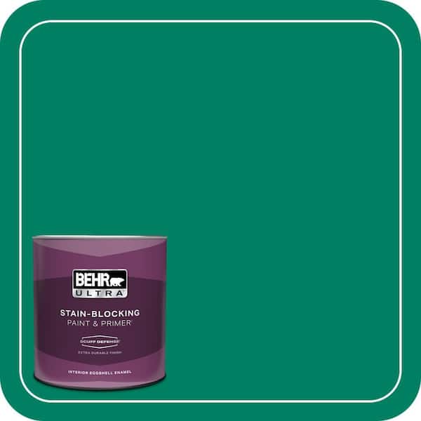 BEHR ULTRA 1 qt. #480B-6 Treasure Isle Extra Durable Eggshell Enamel Interior Paint & Primer