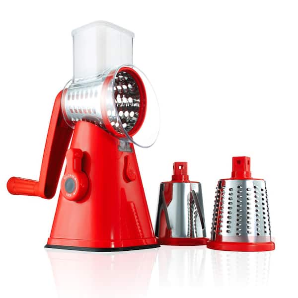 As Seen on TV NutriSlicer 3-in-1 Spinning/Rotating Mandoline and Countertop Food  Slicer and Grater 1988 - The Home Depot