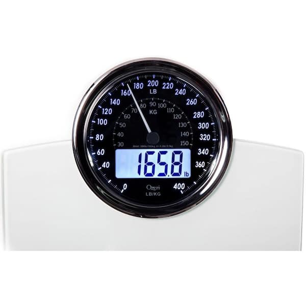 Large Dial Mechanical Speedometer Bath Scale with WeighTracker®