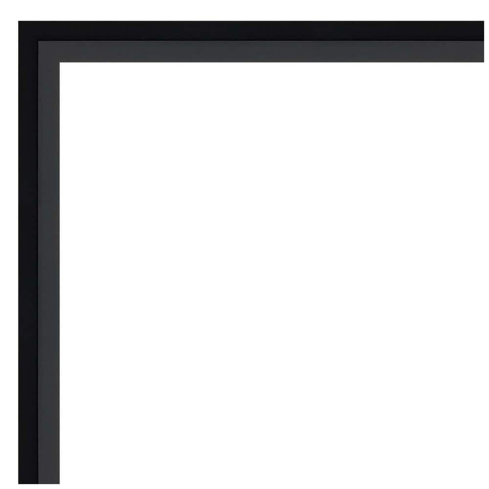 Bronze Wood Rectangular 44" Tall Bathroom Vanity Mirror