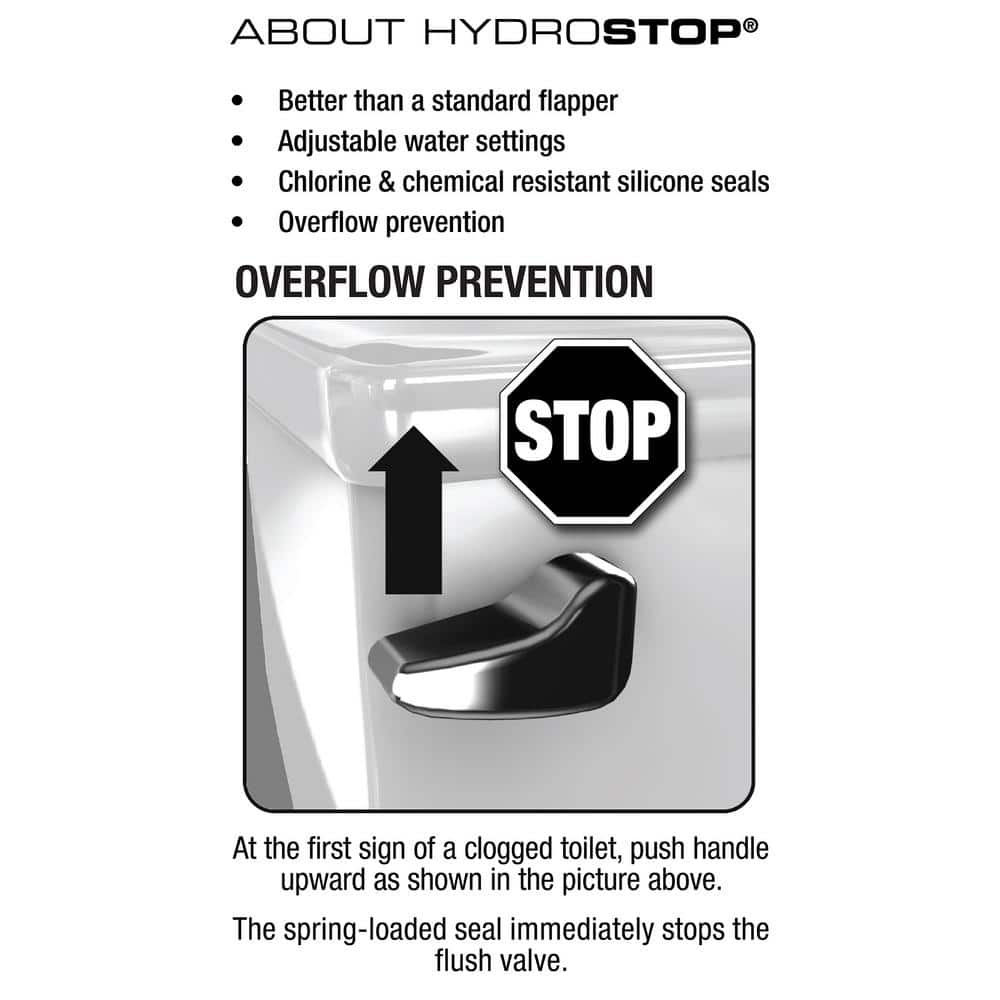 HydroStop Stainless Steel and ABS Toilet Repair Kit