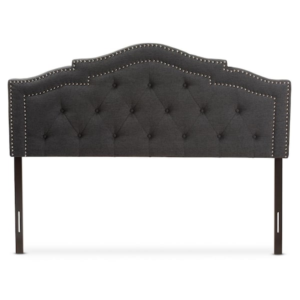 Baxton Studio Edith Gray Queen Headboard