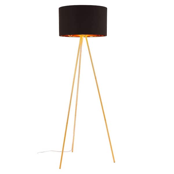 ZUO Mariel 63.8 in. H Black Floor Lamp