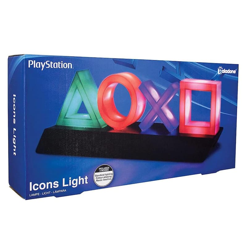 PlayStation Controller Icons Light with 3 Light Modes - Sound Reactive, Dynamic Phasing, and Standard Mode