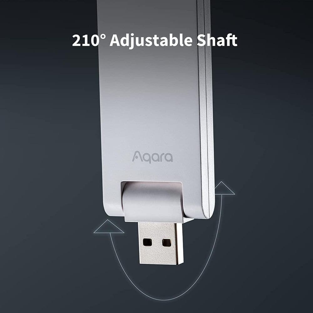 Compact White USB Smart Home Hub with Zigbee